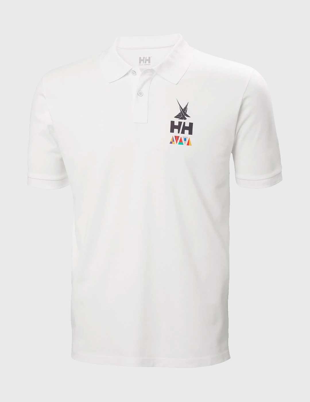 Polo Helly Hansen Koster blanco para hombre