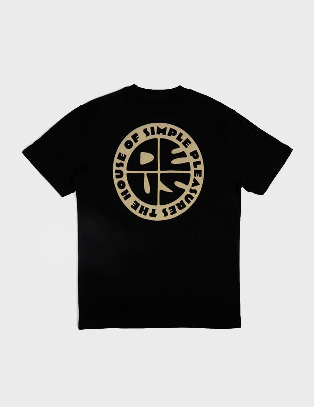 Camiseta Deus Ex Machina Pushtart negra para hombre