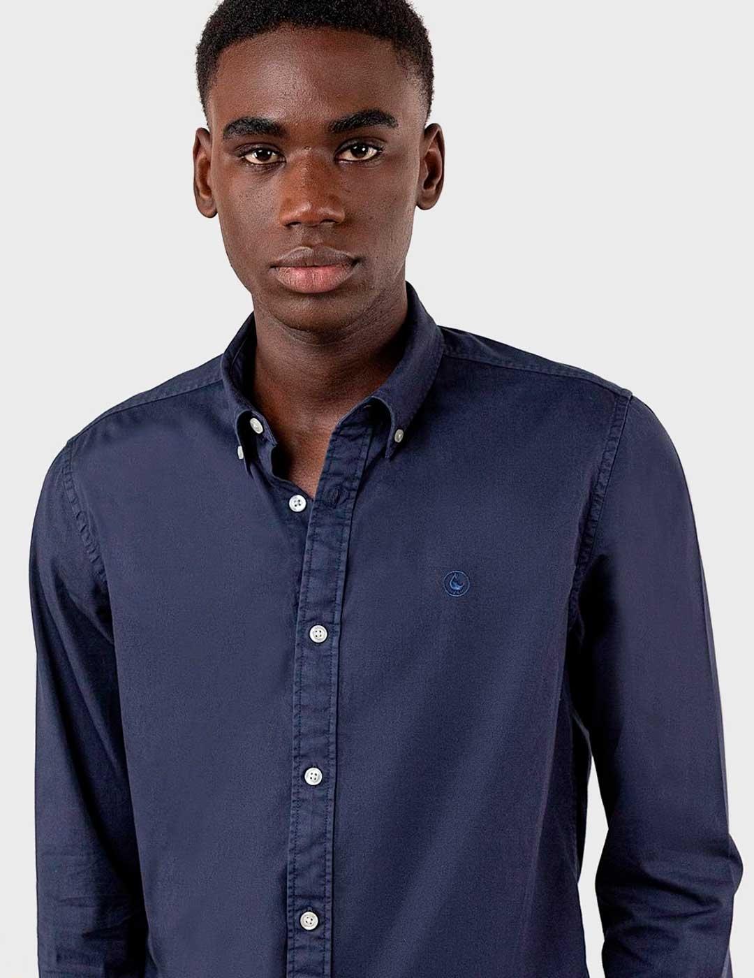 Camisa El Ganso Twill azul para hombre