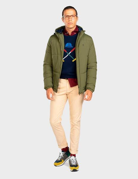 Y Chromosome Parka Hombre Chaqueta De Invierno Verde - textil Parkas Hombre  184,99 €