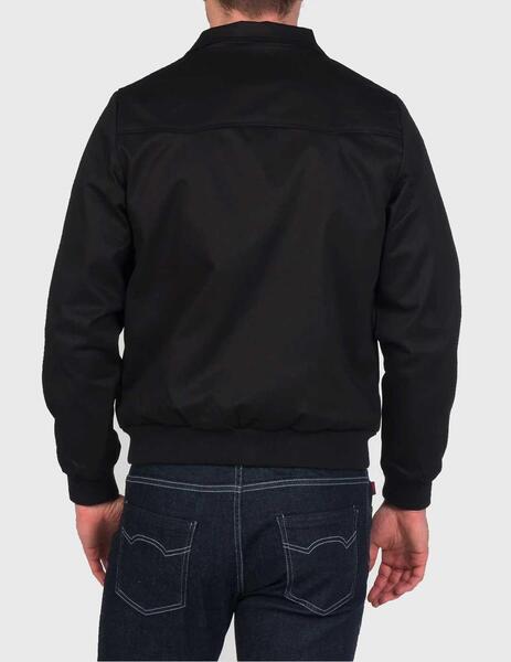  Superdry Chaqueta Harrington de entrenamiento para hombre,  Negro - : Ropa, Zapatos y Joyería