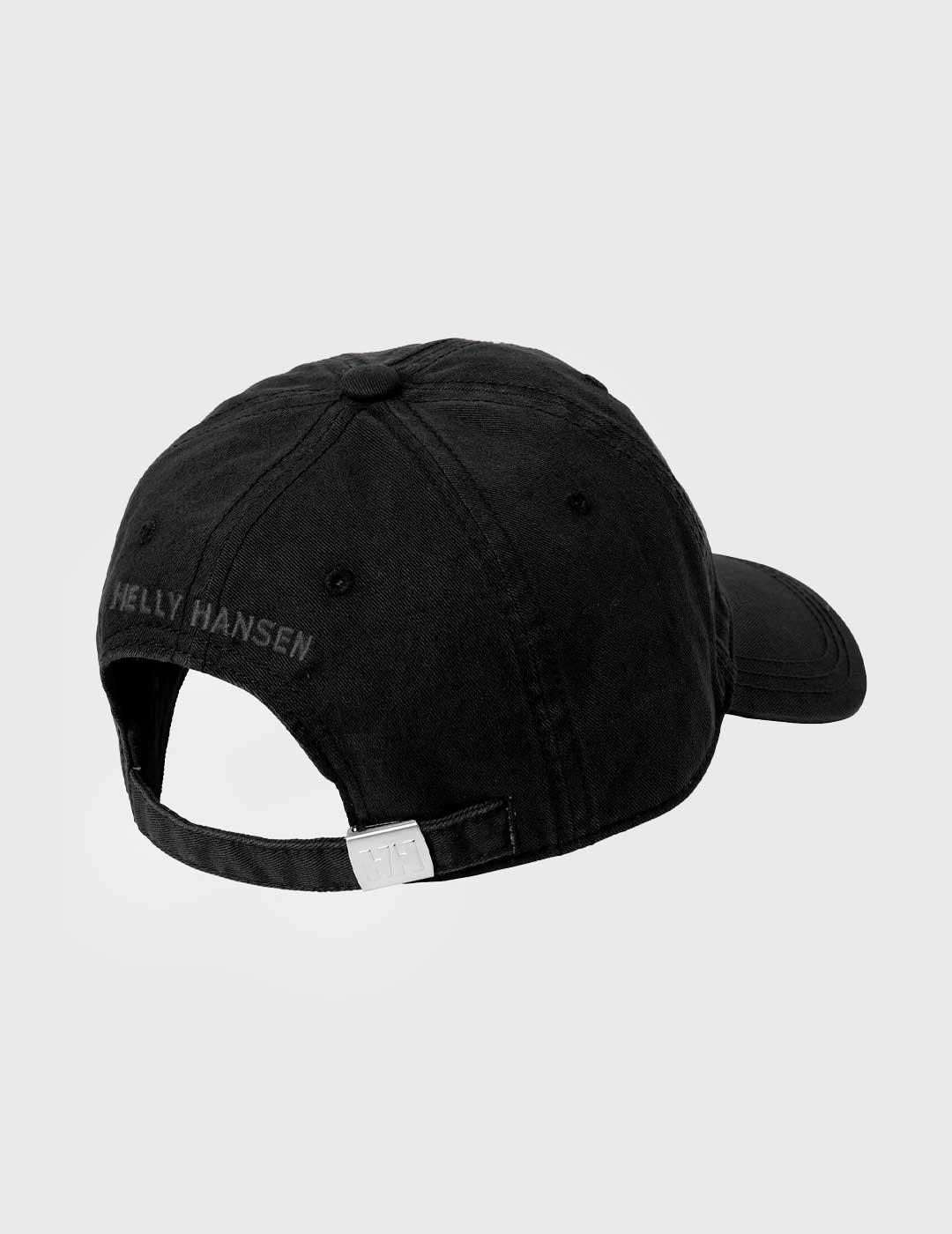 Gorra Helly Hansen Logo Cap negra para hombre y mujer