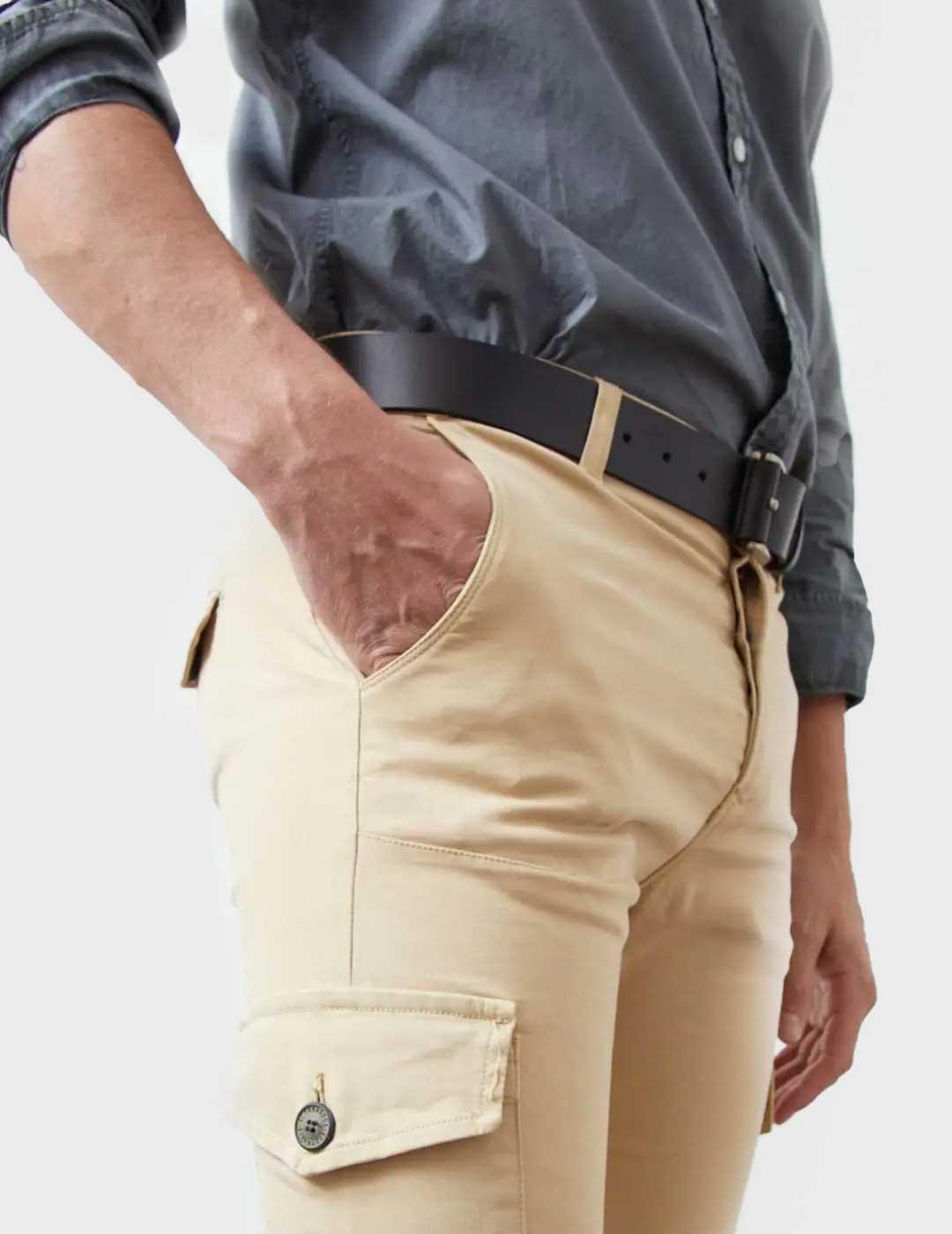 Altonadock Pantalon Cargo beige para hombre