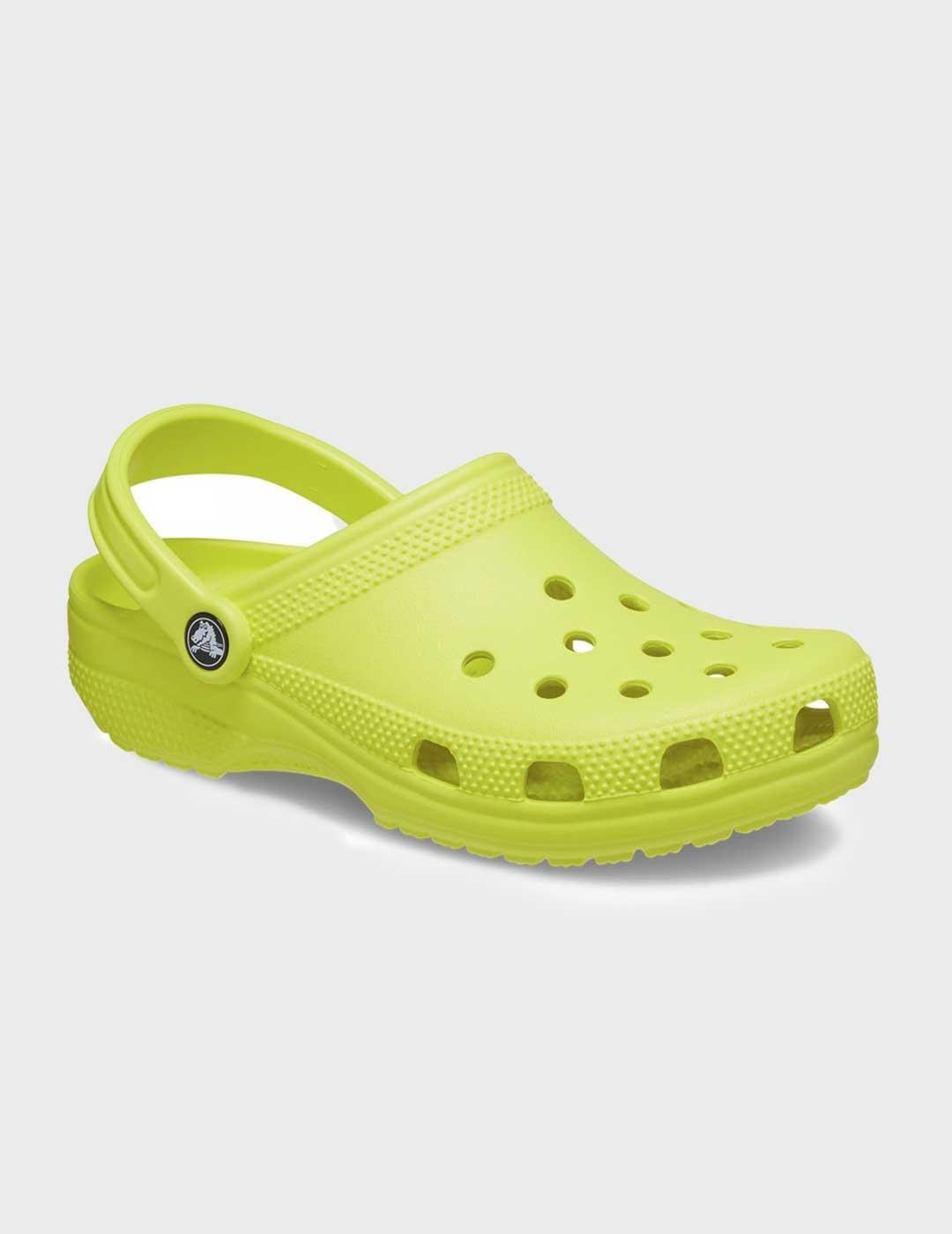 Crocs Clasics chanclas amarillas para mujer