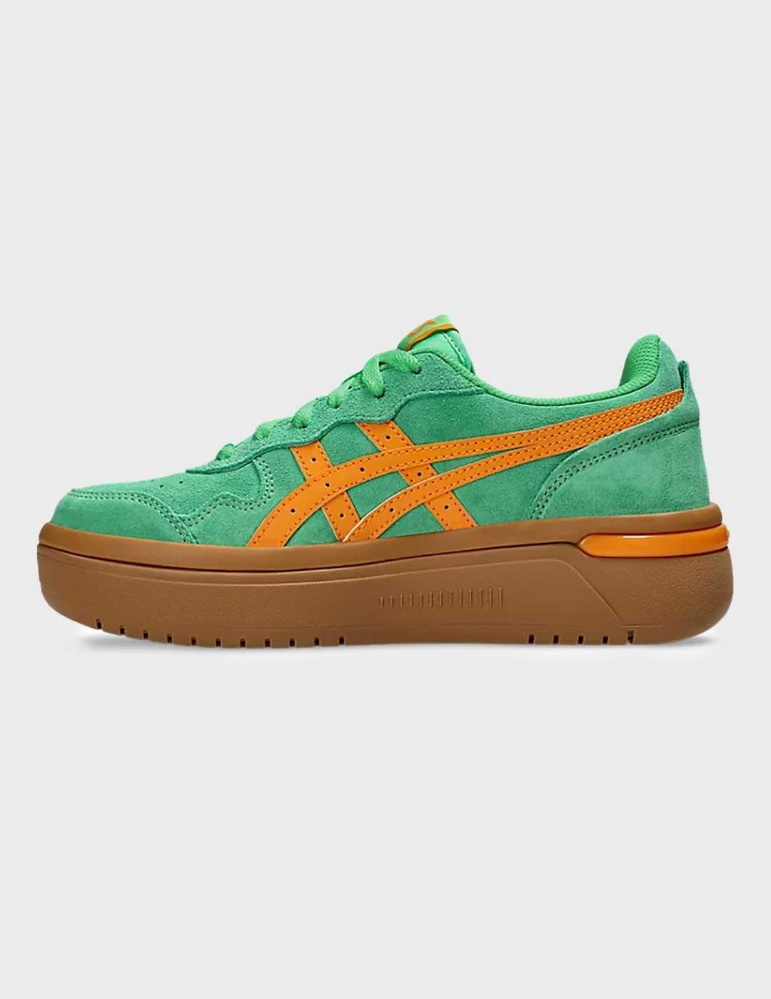 Asics Japan S St zapatillas verdes amortiguación para mujer