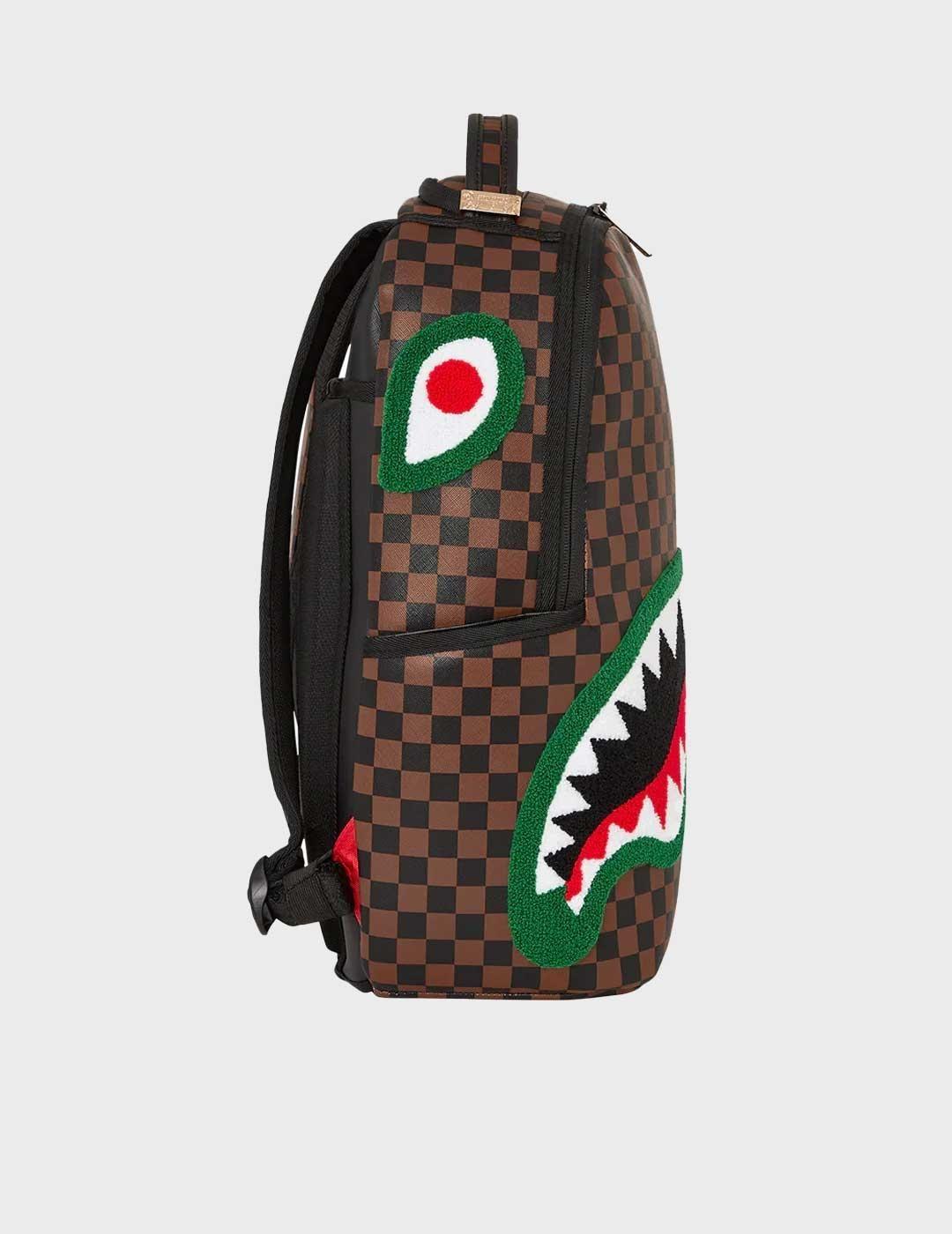 Sprayground Chenille Sip Mochila marrón