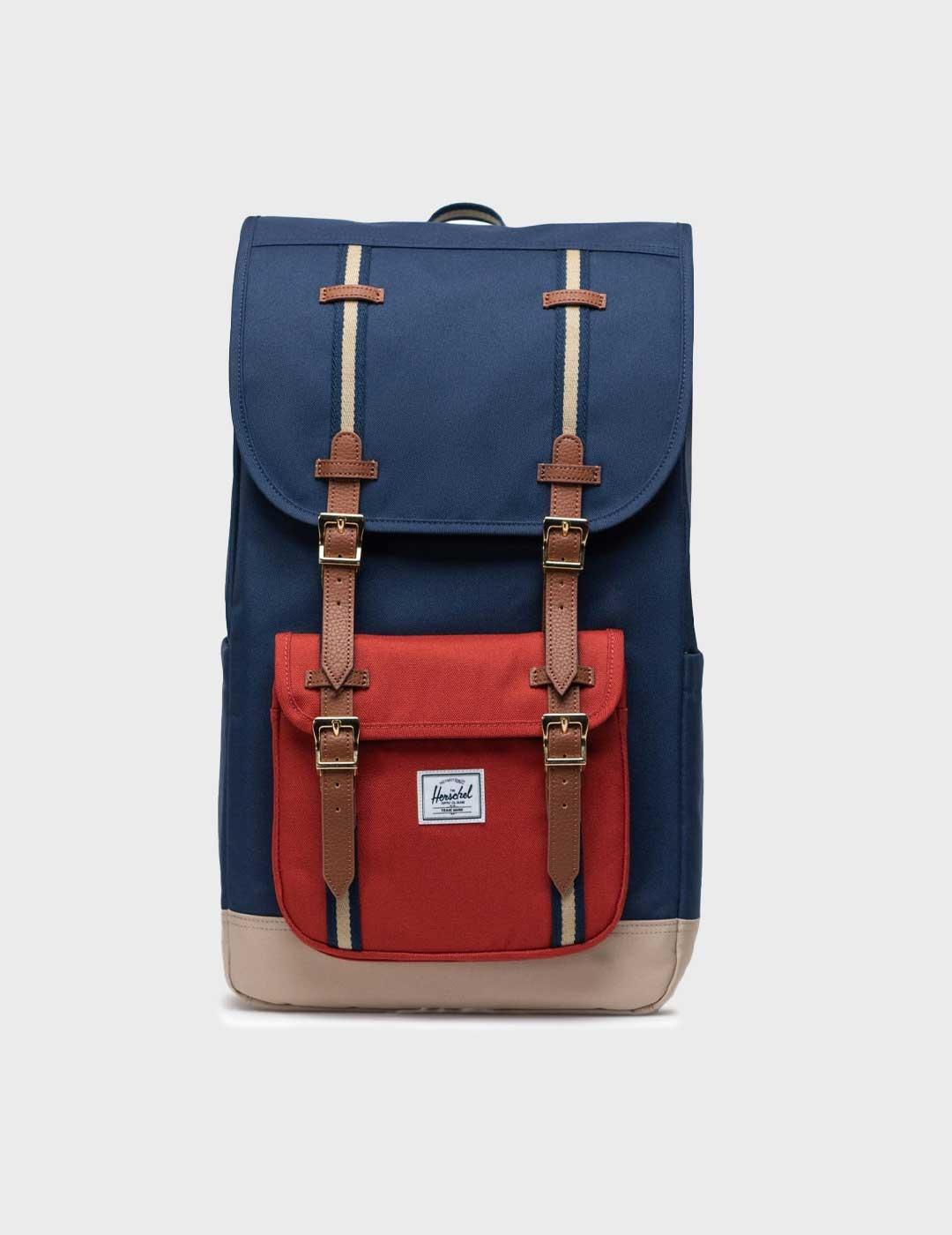 Herschel Little America Mid mochila azul para hombre y mujer