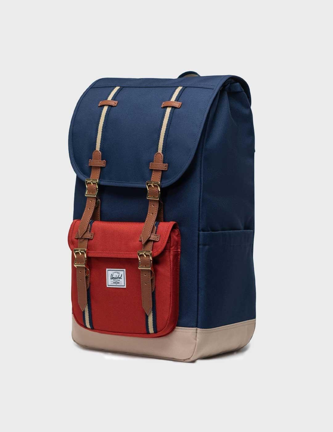 Herschel Little America Mid mochila azul para hombre y mujer