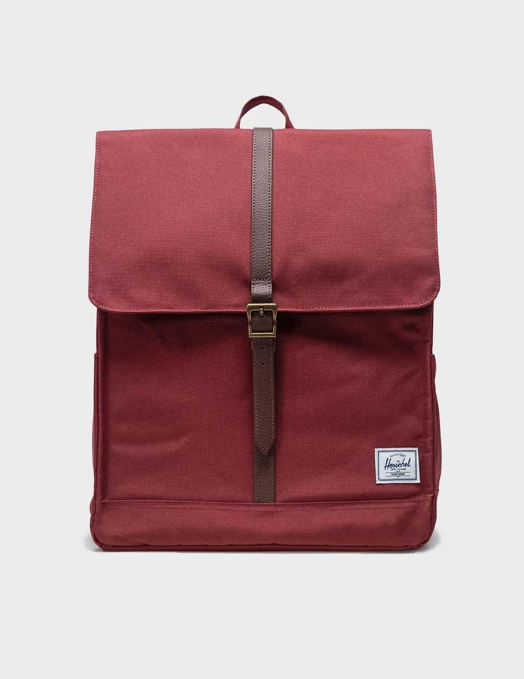 Herschel City mochila roja para hombre y mujer