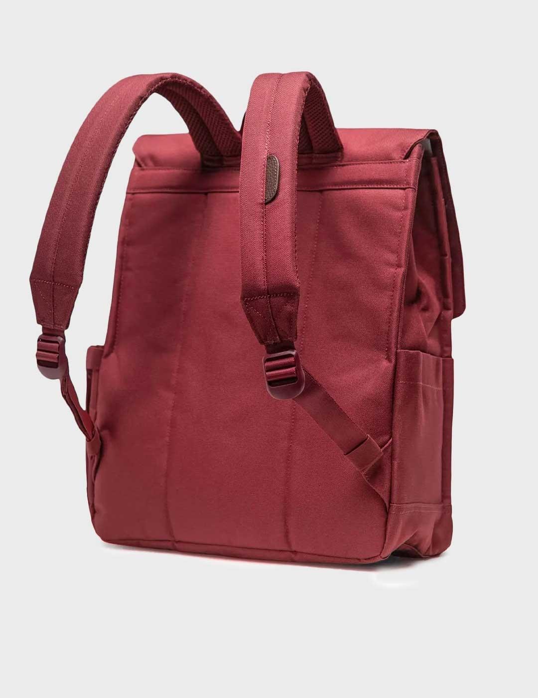 Herschel City mochila roja para hombre y mujer