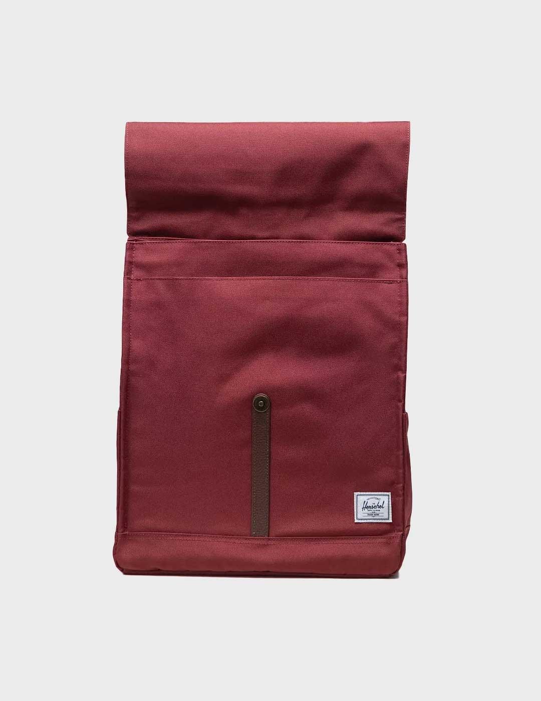 Herschel City mochila roja para hombre y mujer