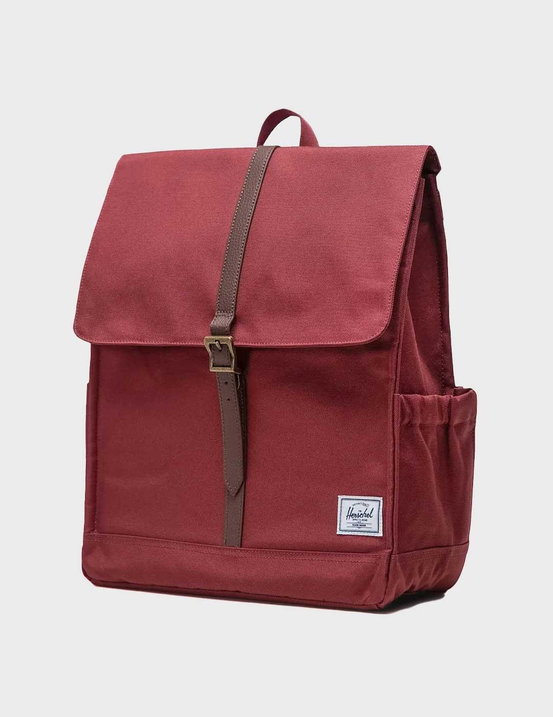 Herschel City mochila roja para hombre y mujer