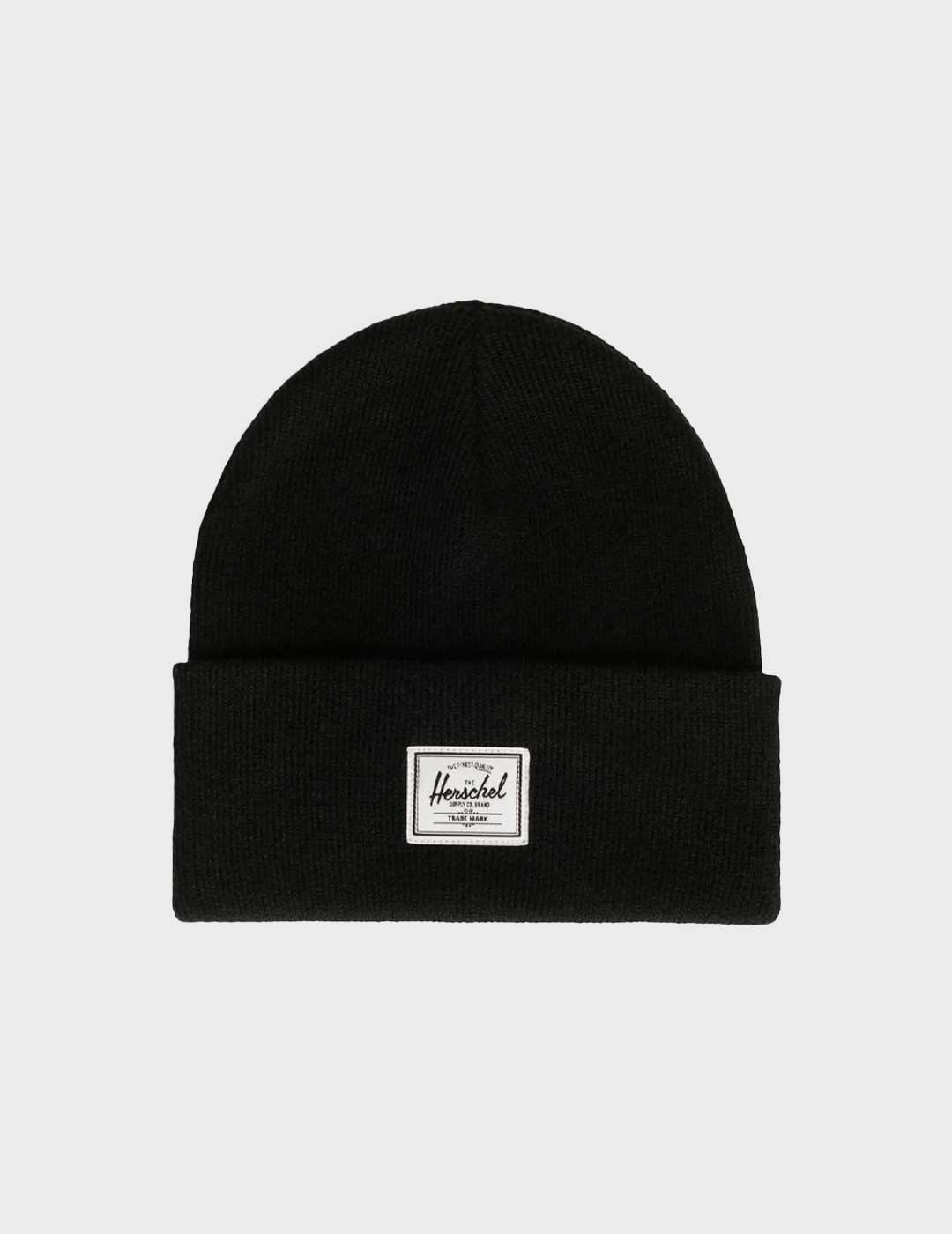 Herschel Elmer Shallow gorro negro para hombre y mujer