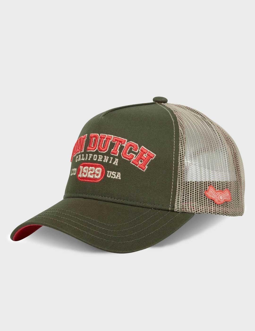 Von Dutch College gorra verde para hombre y mujer