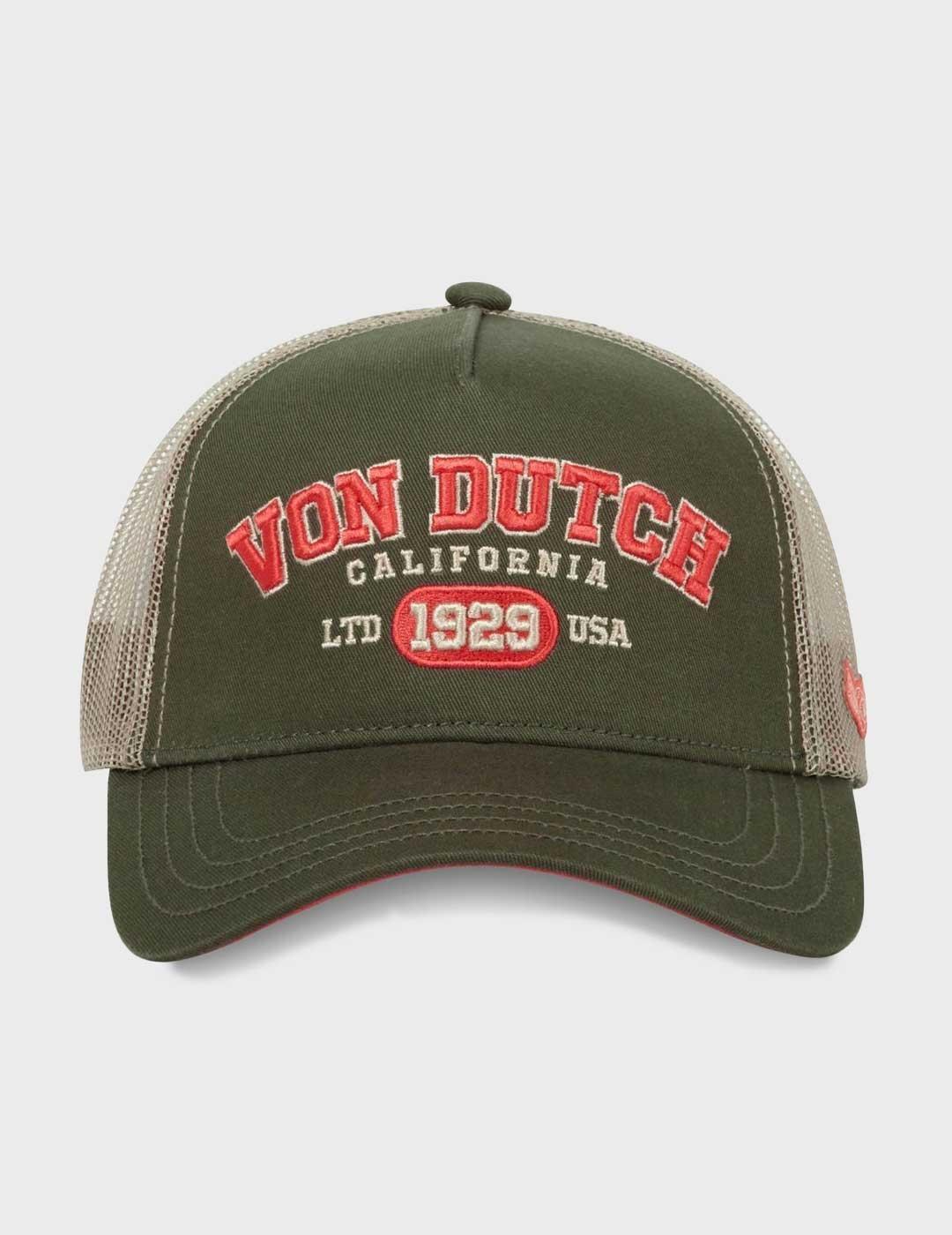 Von Dutch College gorra verde para hombre y mujer