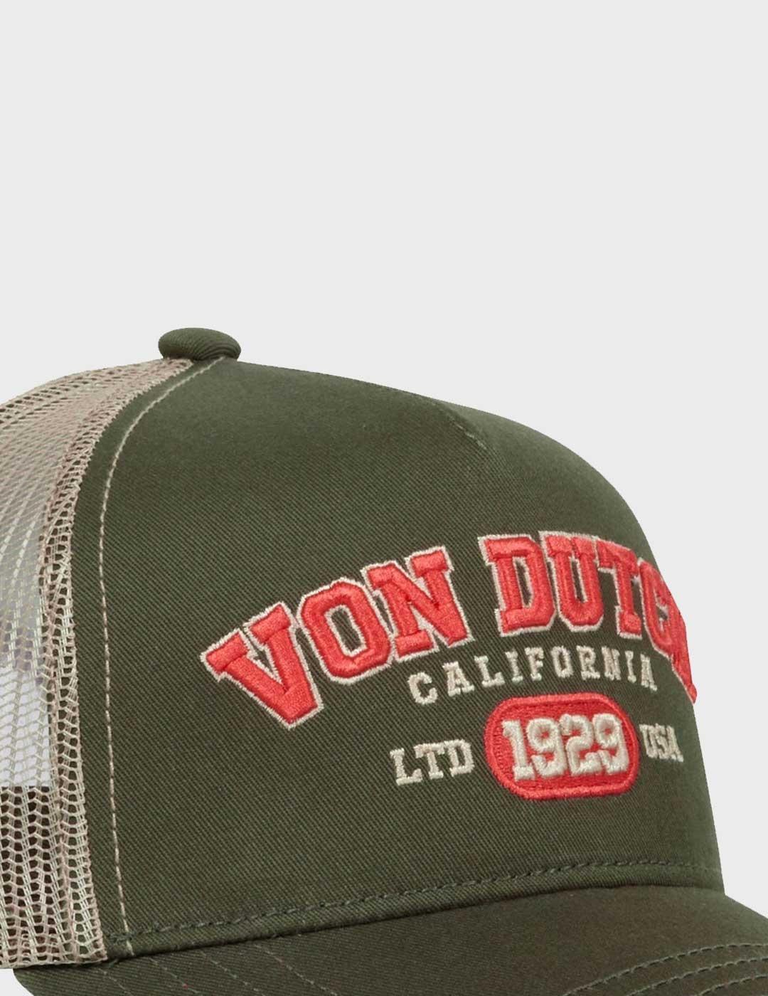 Von Dutch College gorra verde para hombre y mujer