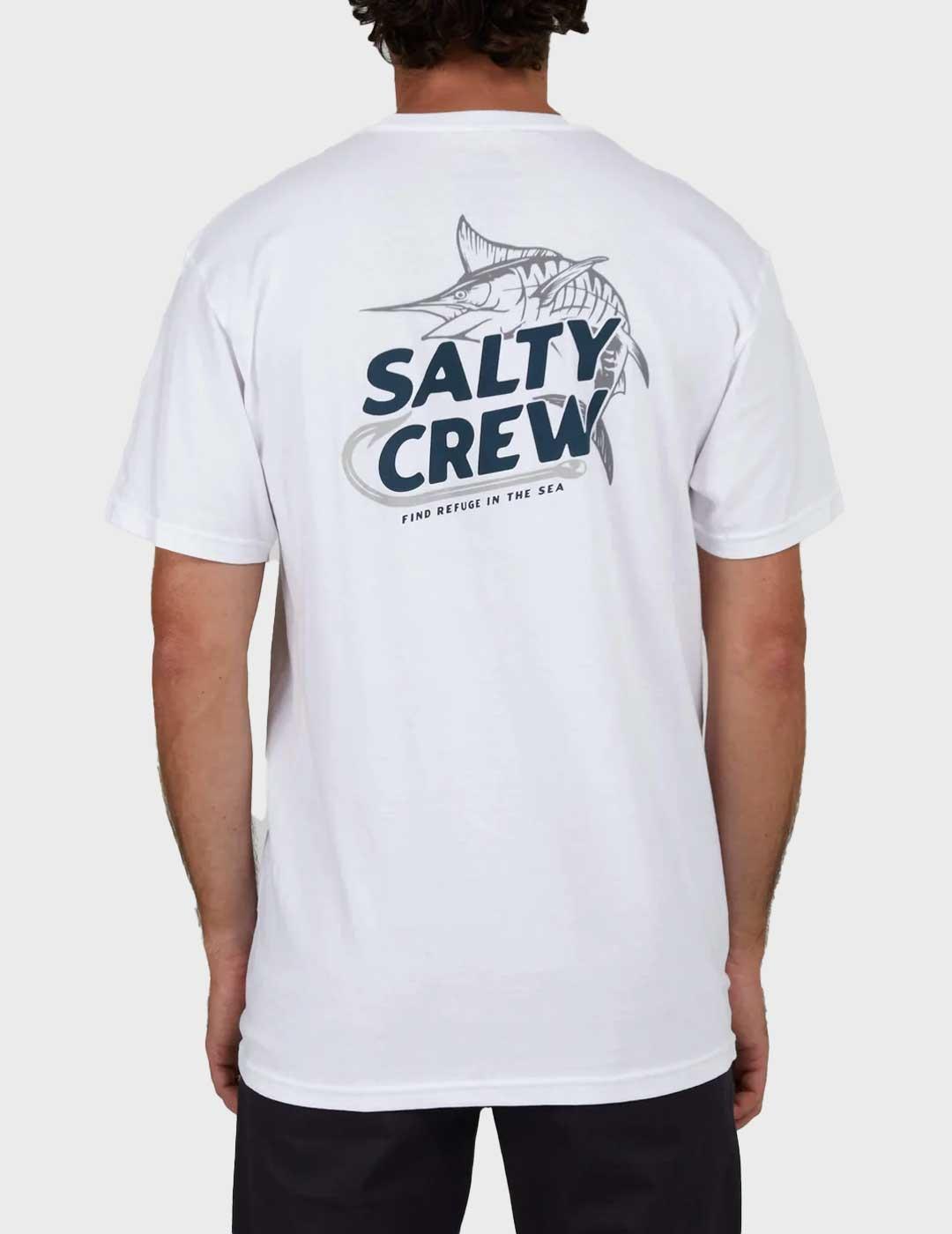 Salty Crew Hook Up Classic camiseta blanca para hombre