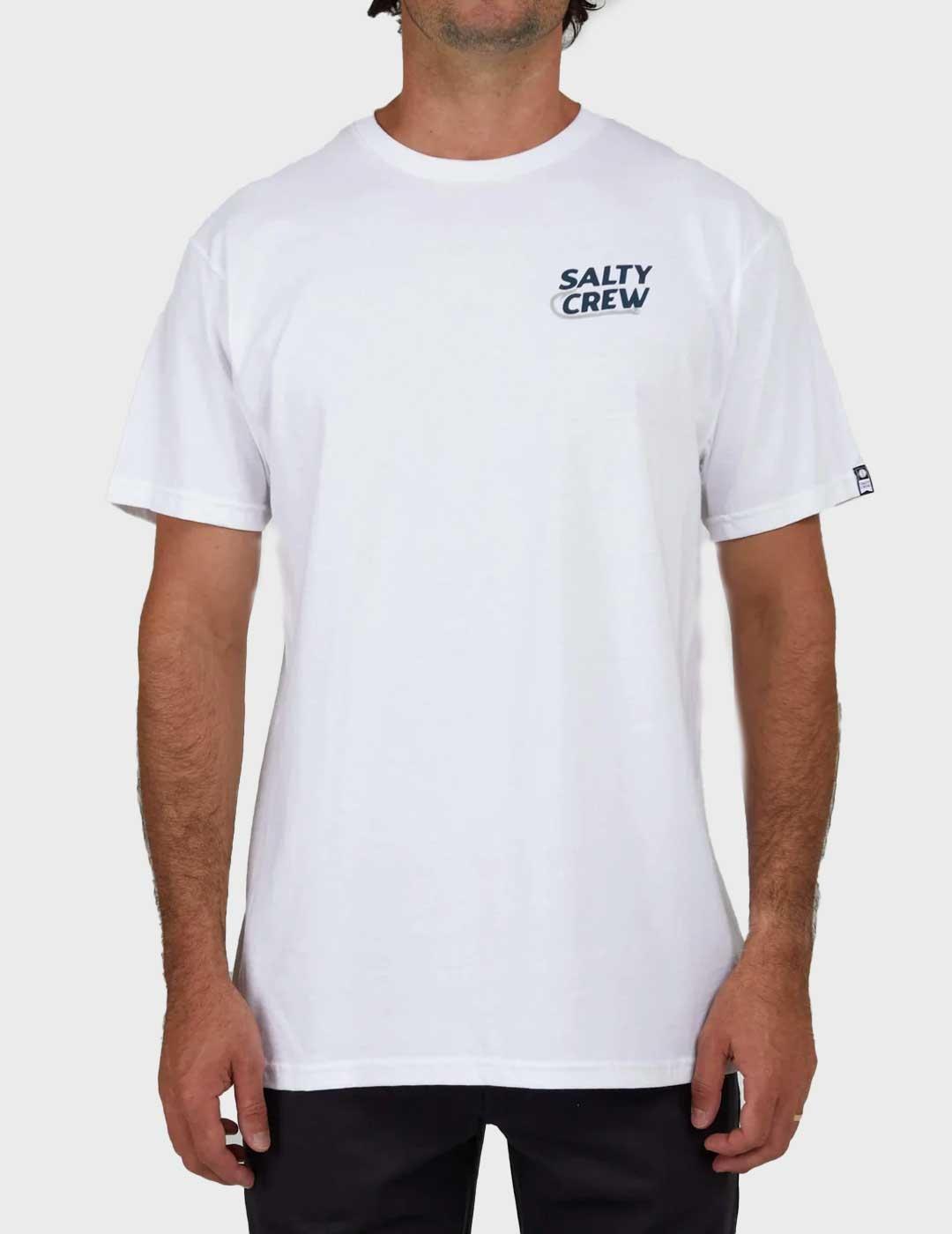 Salty Crew Hook Up Classic camiseta blanca para hombre