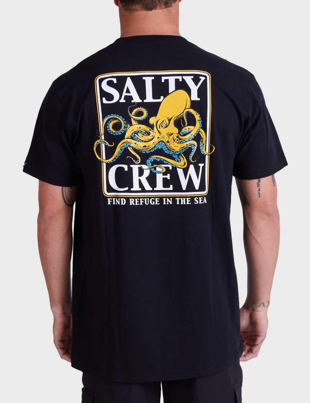 Salty Crew Ink Slinger Standard camiseta negra para hombre