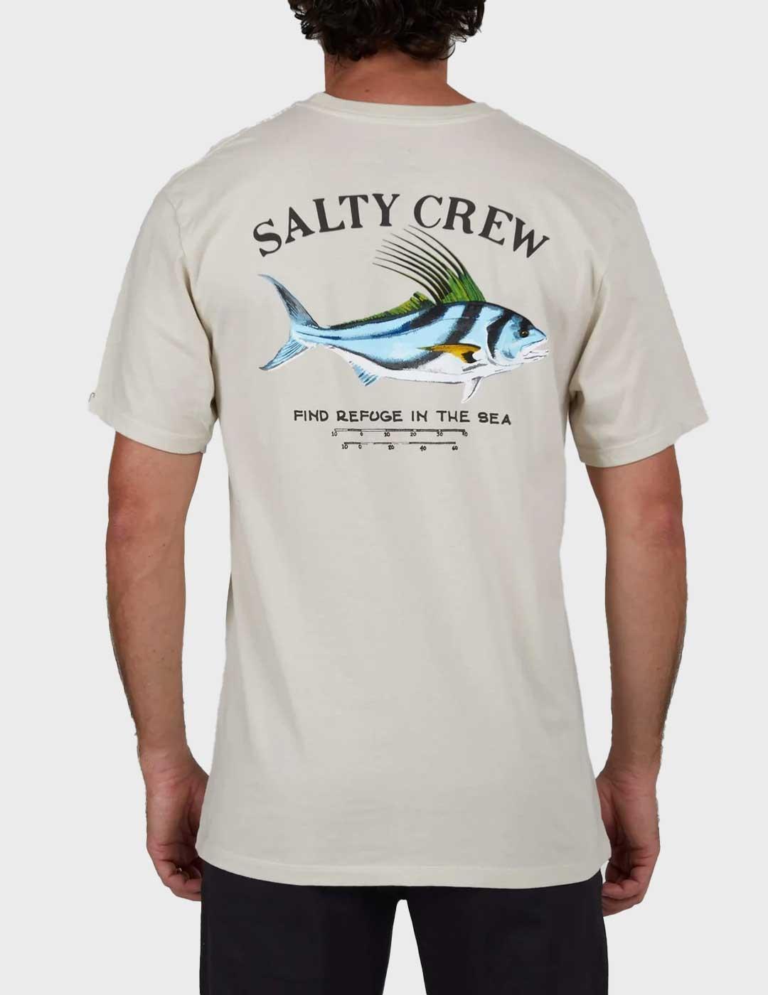 Salty Crew Rooster Premium s/s camiseta beige para hombre