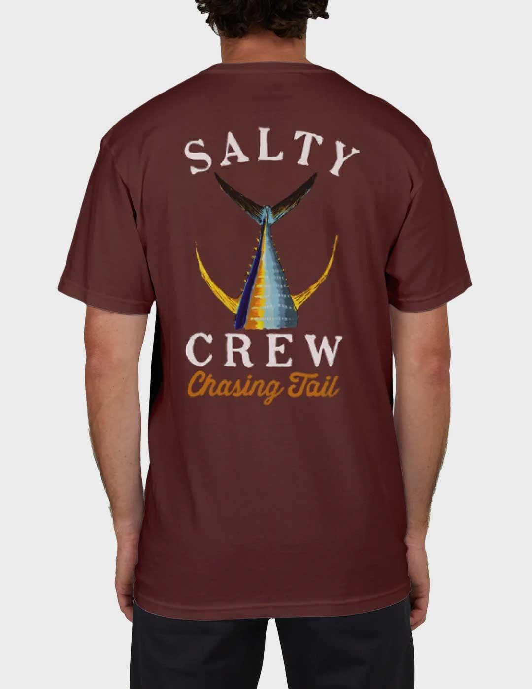 Salty Crew Tailed s/s camiseta marrón para hombre