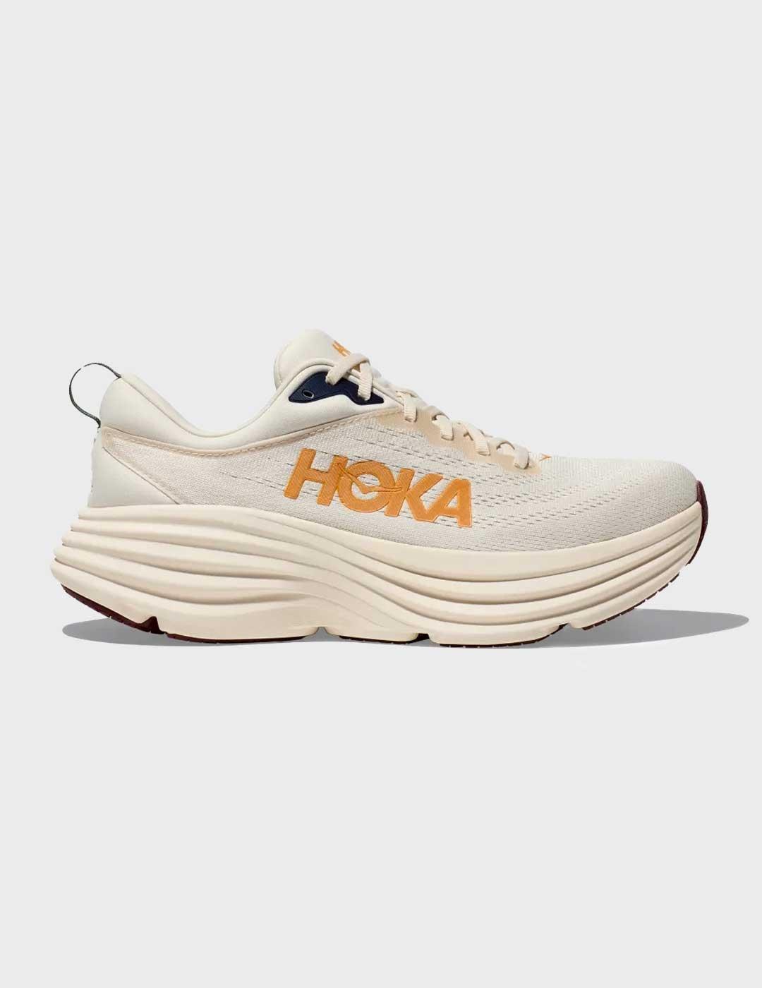 Hoka Bondi 8 zapatilla blanca para hombre