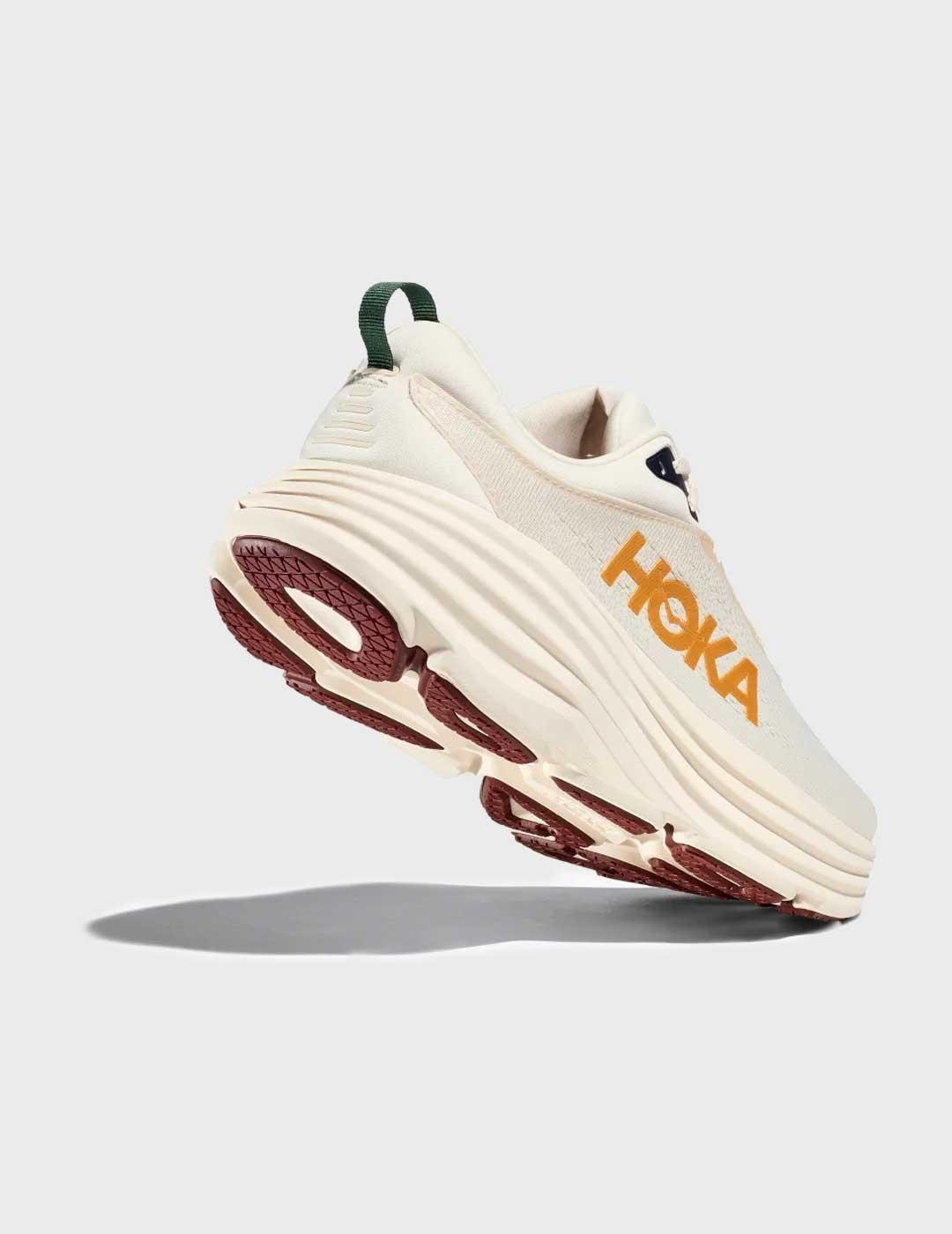 Hoka Bondi 8 zapatilla blanca para hombre