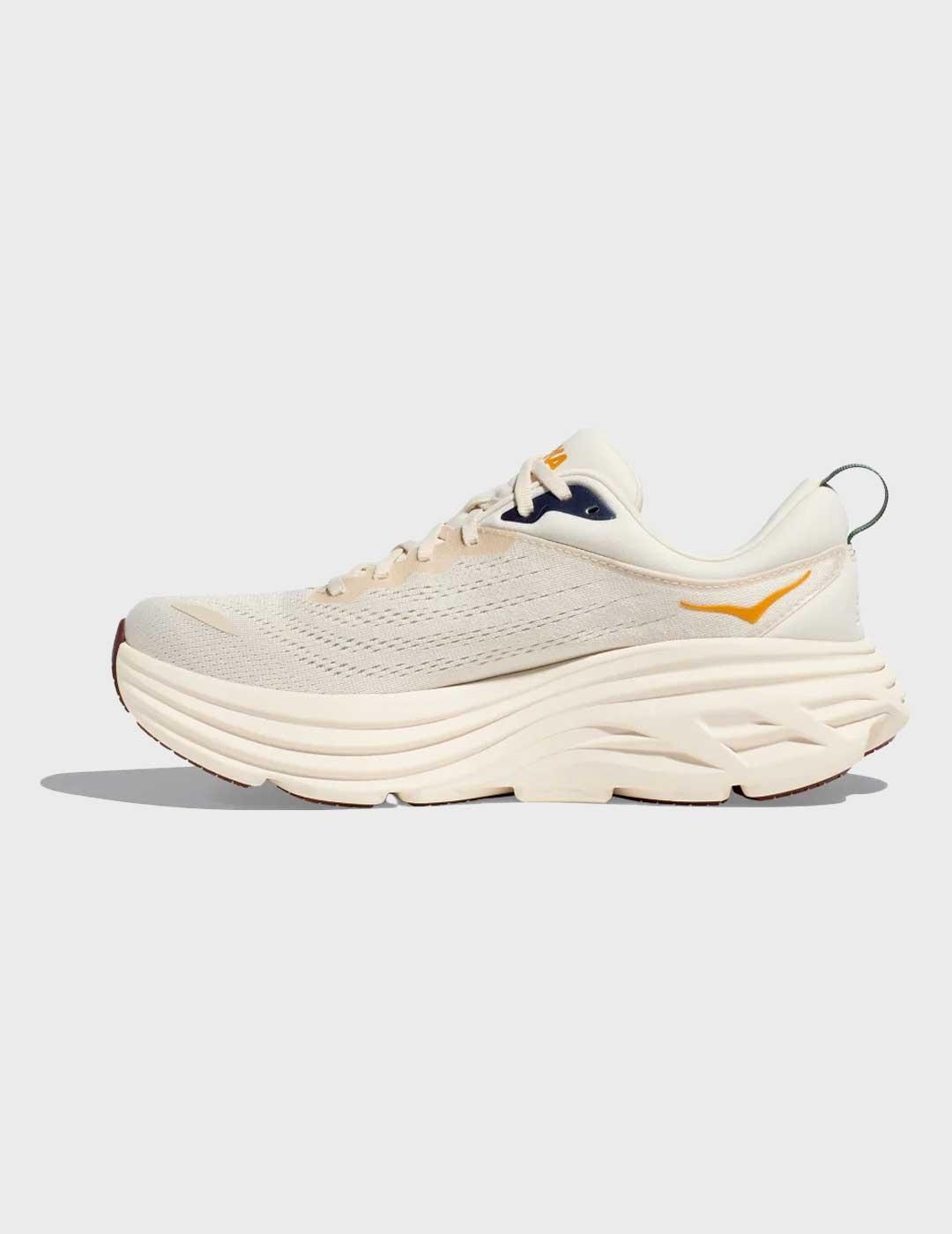 Hoka Bondi 8 zapatilla blanca para hombre