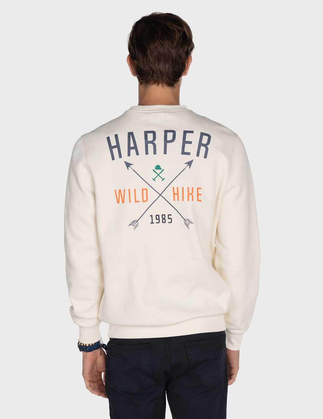 Harper & Neyer Wild Hike sudadera beige para hombre