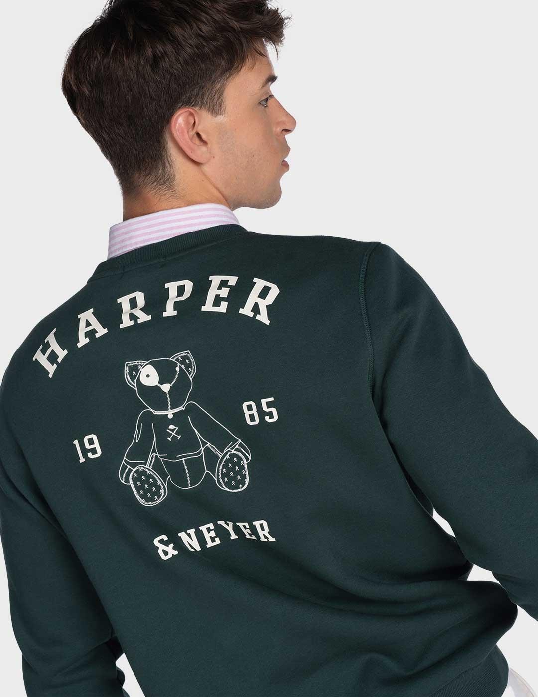 Harper & Neyer Arthur sudadera verde para hombre