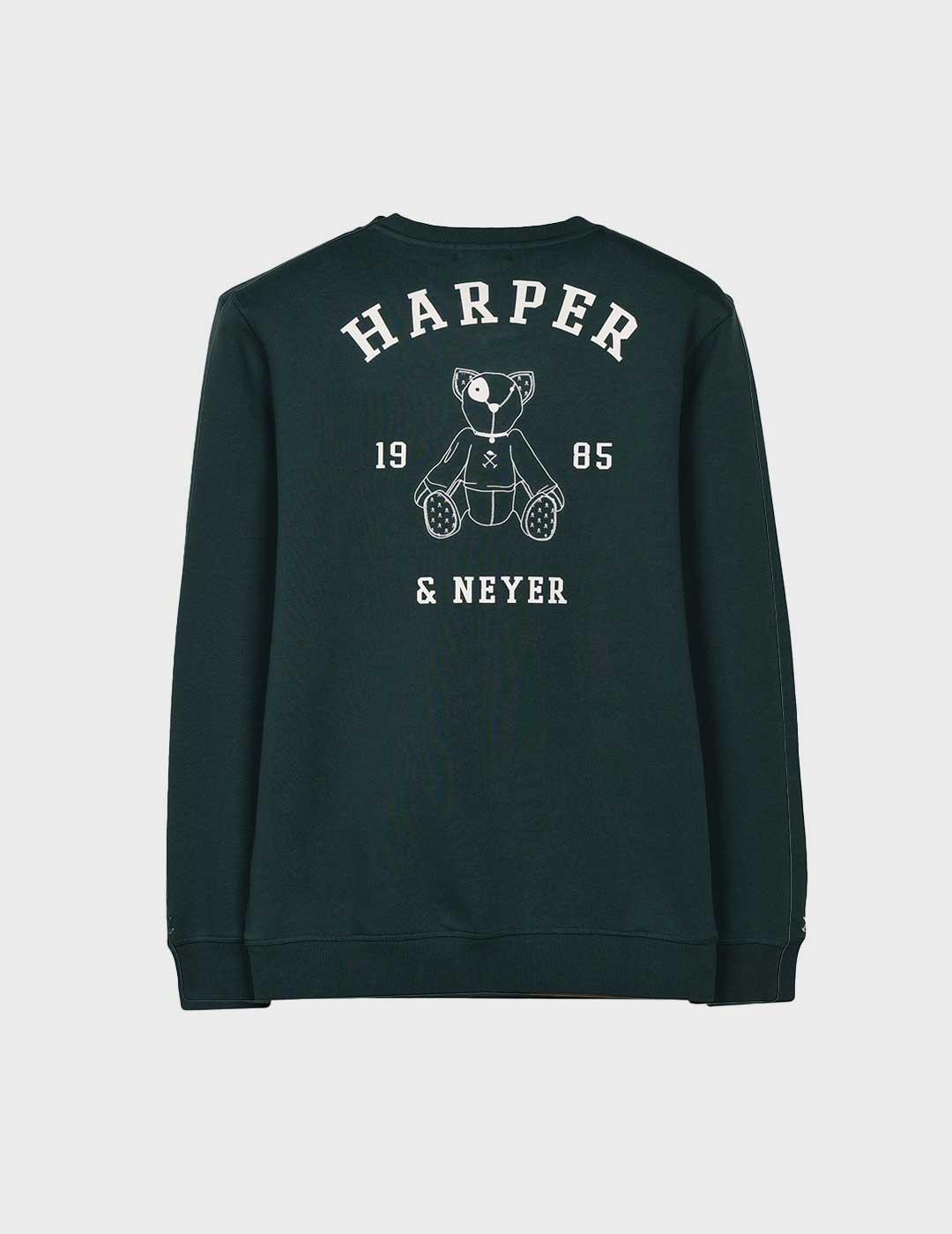 Harper & Neyer Arthur sudadera verde para hombre