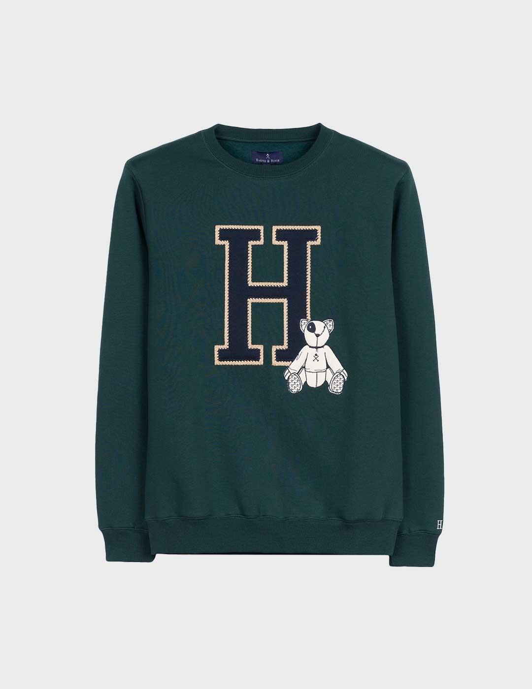 Harper & Neyer Harvard sudadera verde para hombre