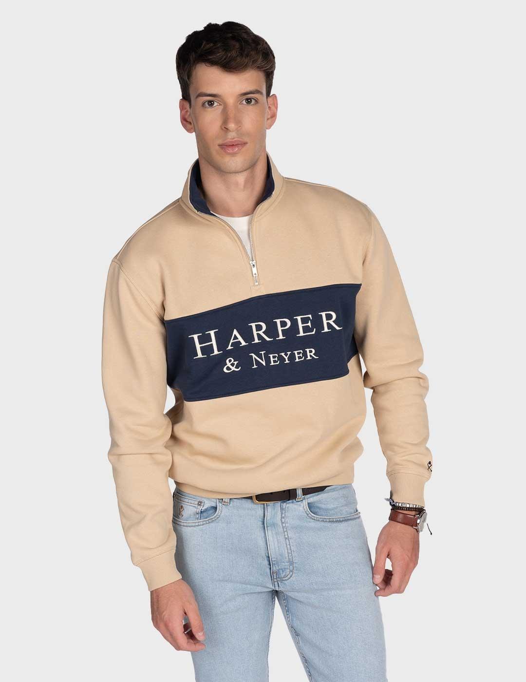 Harper & Neyer Maryland sudadera camel para hombre