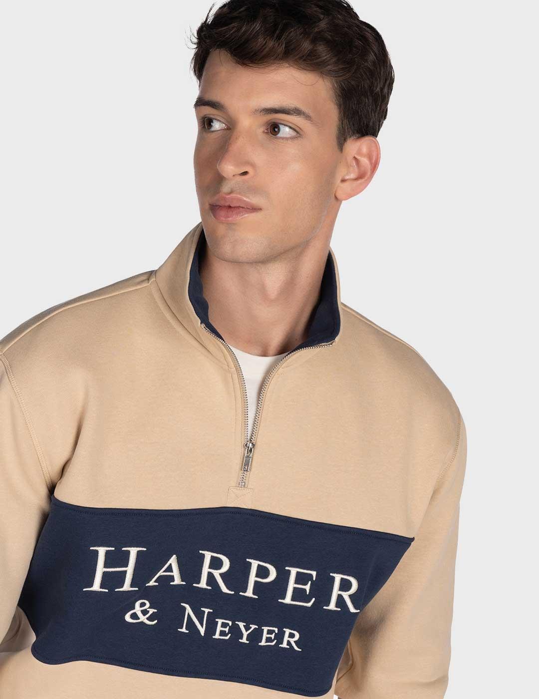 Harper & Neyer Maryland sudadera camel para hombre