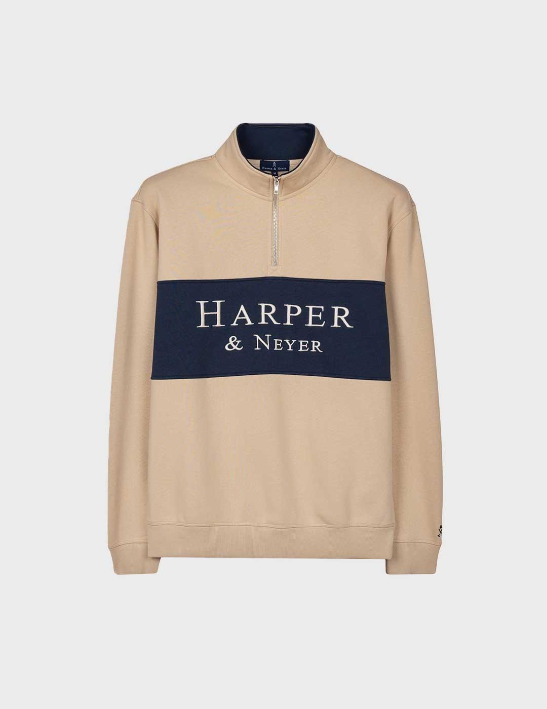 Harper & Neyer Maryland sudadera camel para hombre