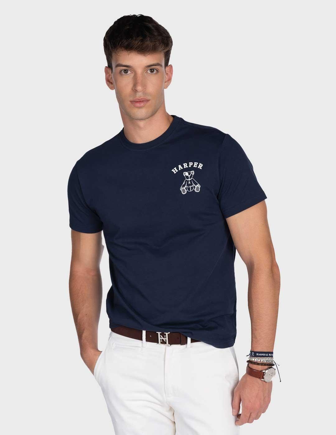 Harper & Neyer Arthur camiseta azul marino para hombre