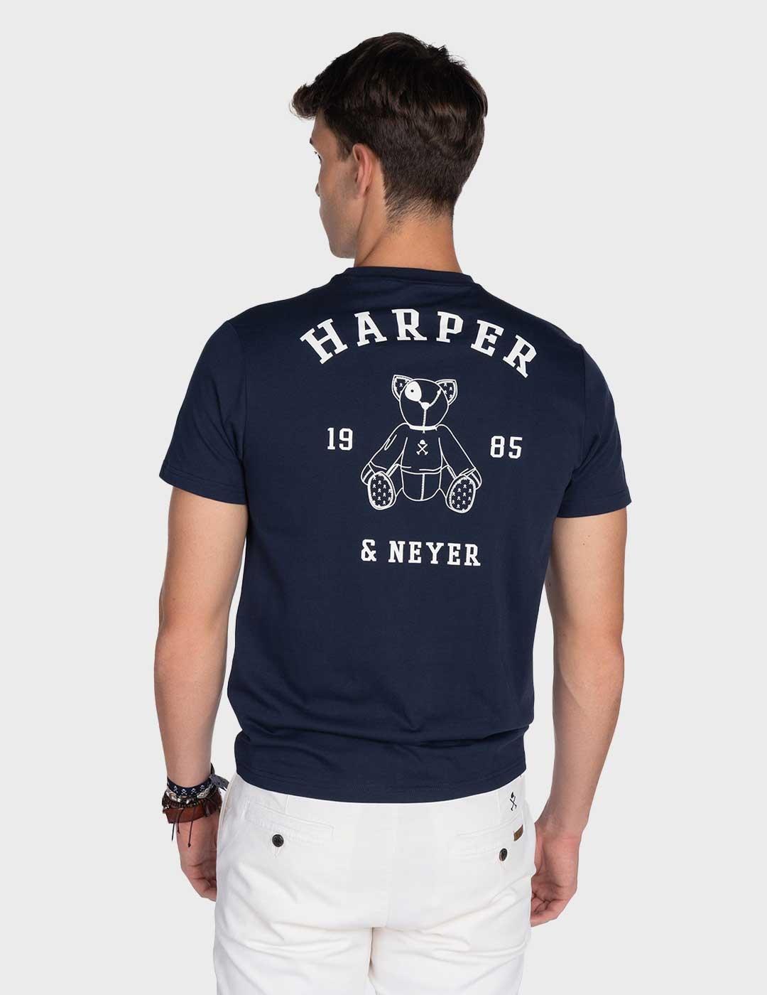 Harper & Neyer Arthur camiseta azul marino para hombre