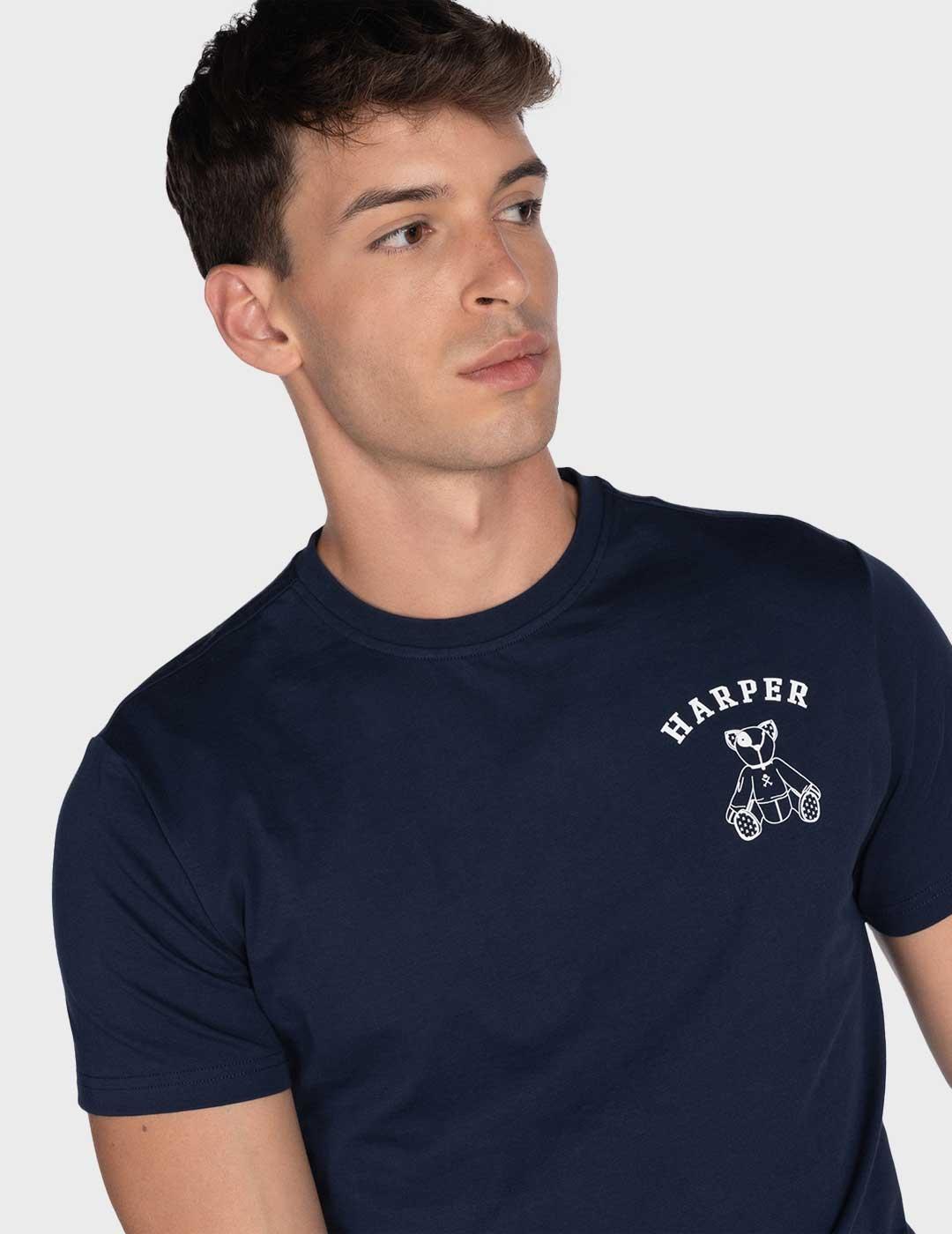 Harper & Neyer Arthur camiseta azul marino para hombre