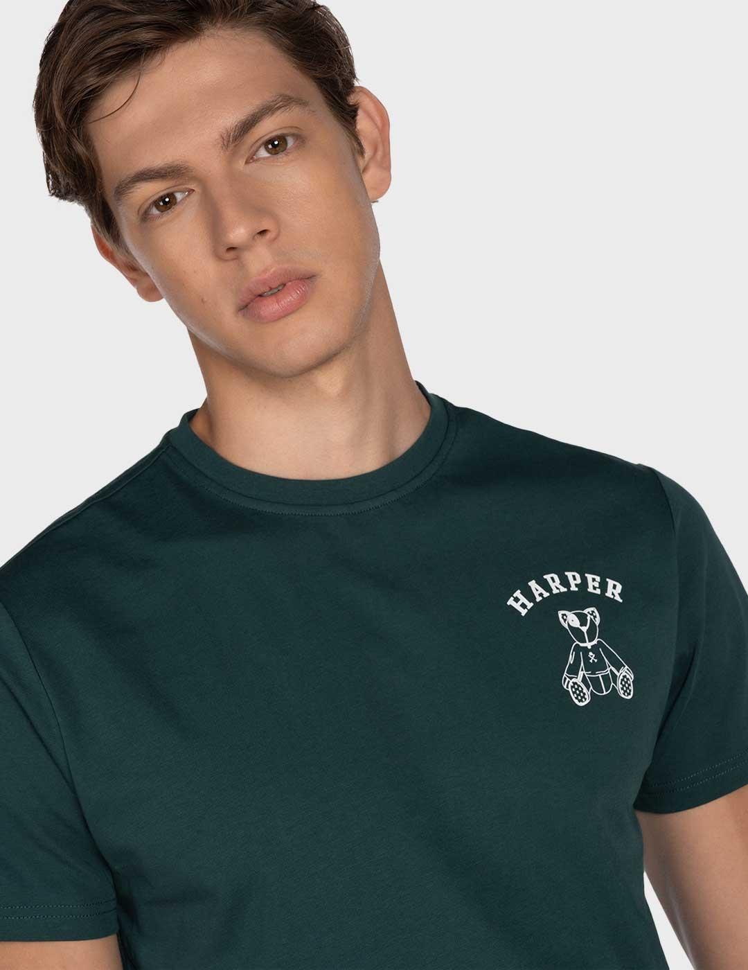 Harper & Neyer Arthur camiseta verde para hombre