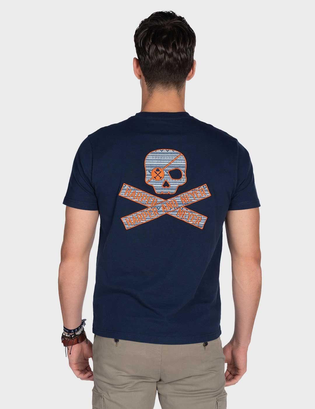 Harper & Neyer Hurricane camiseta azul marino para hombre