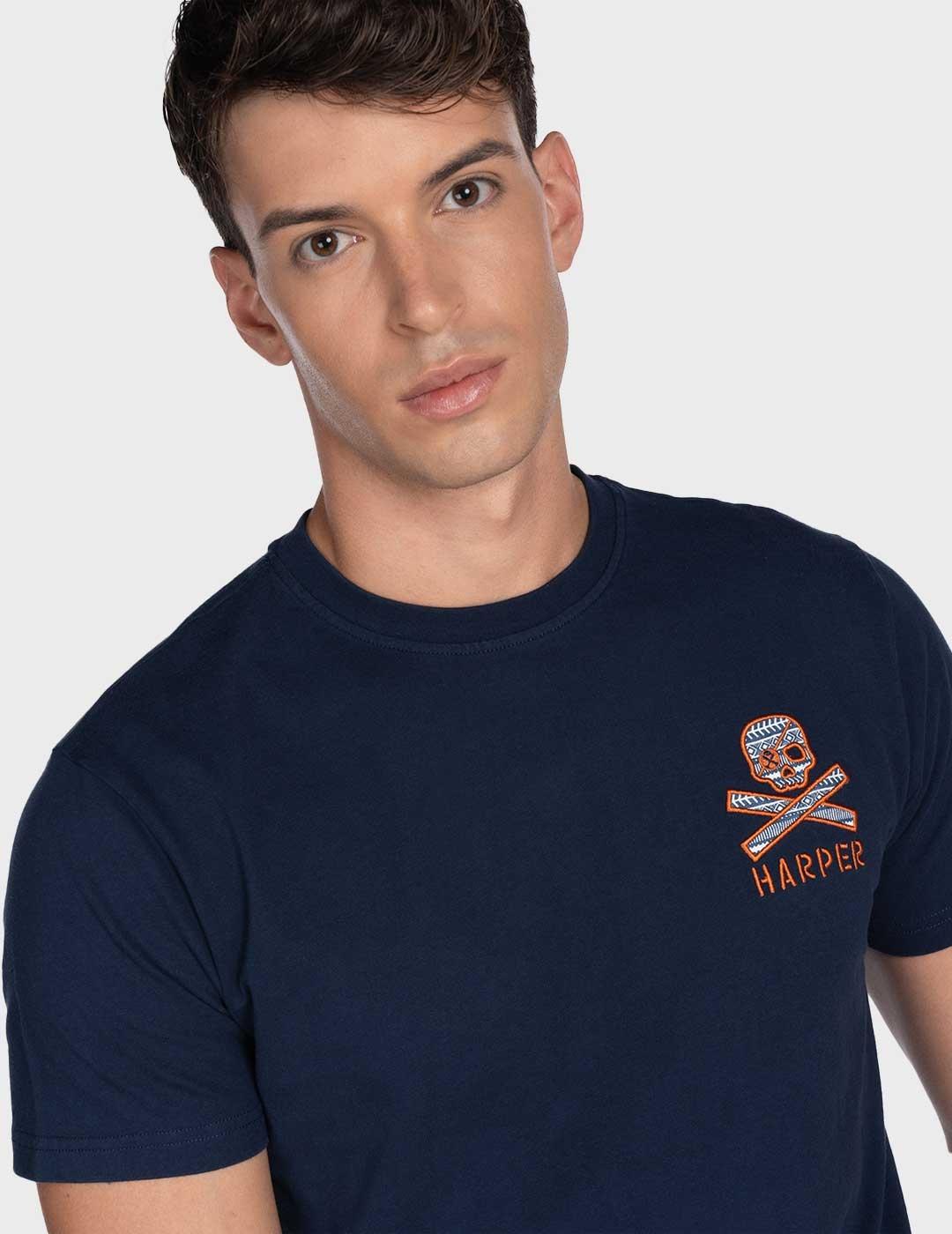 Harper & Neyer Hurricane camiseta azul marino para hombre