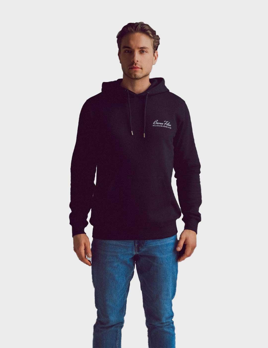 Baron Filou XCII Dollar sudadera negra para hombre