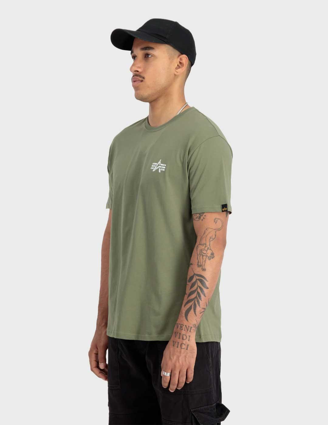 Alpha Signature Bp T camiseta verde para hombre