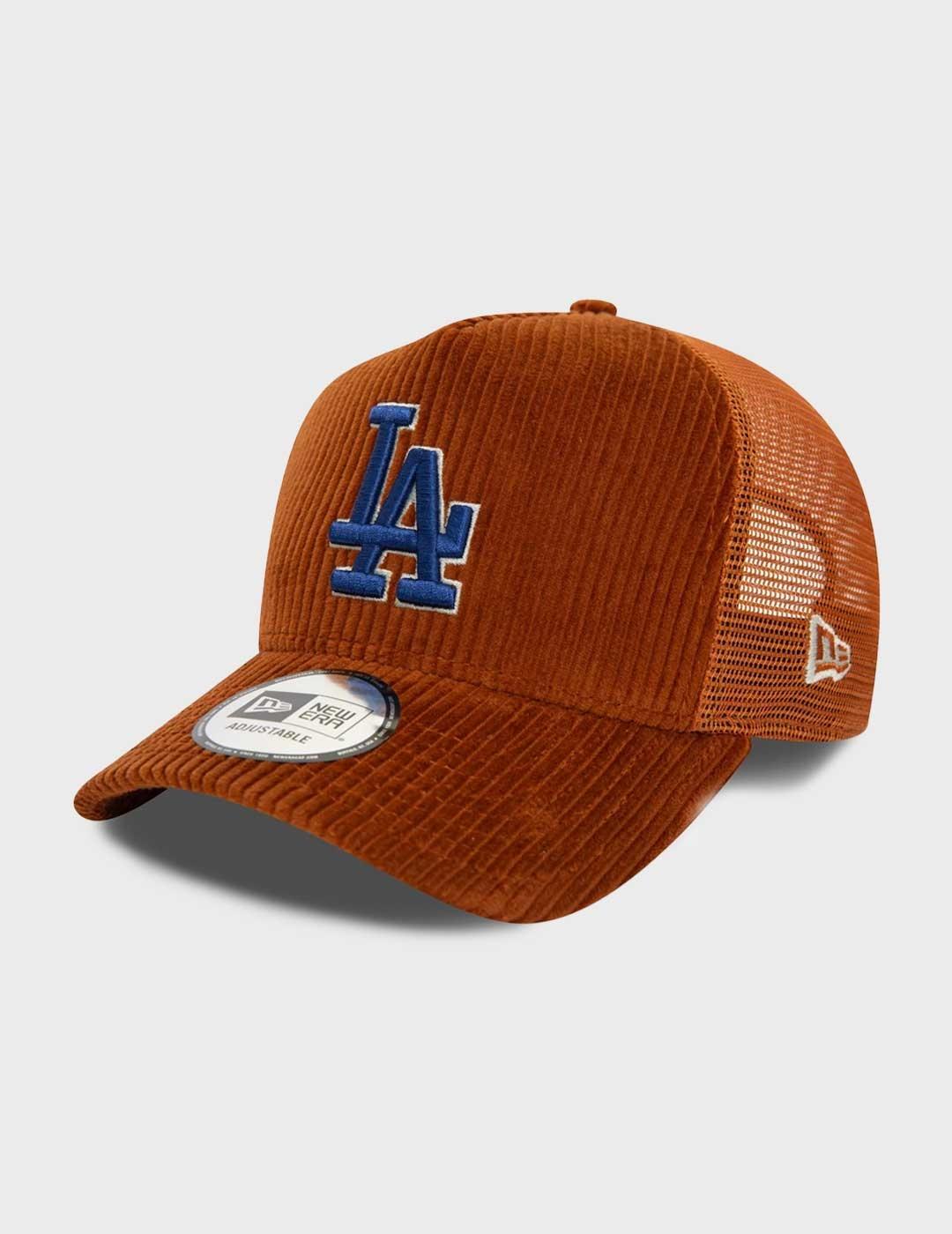 New Era Mlb Cord gorra marrón ajustable para hombre y mujer