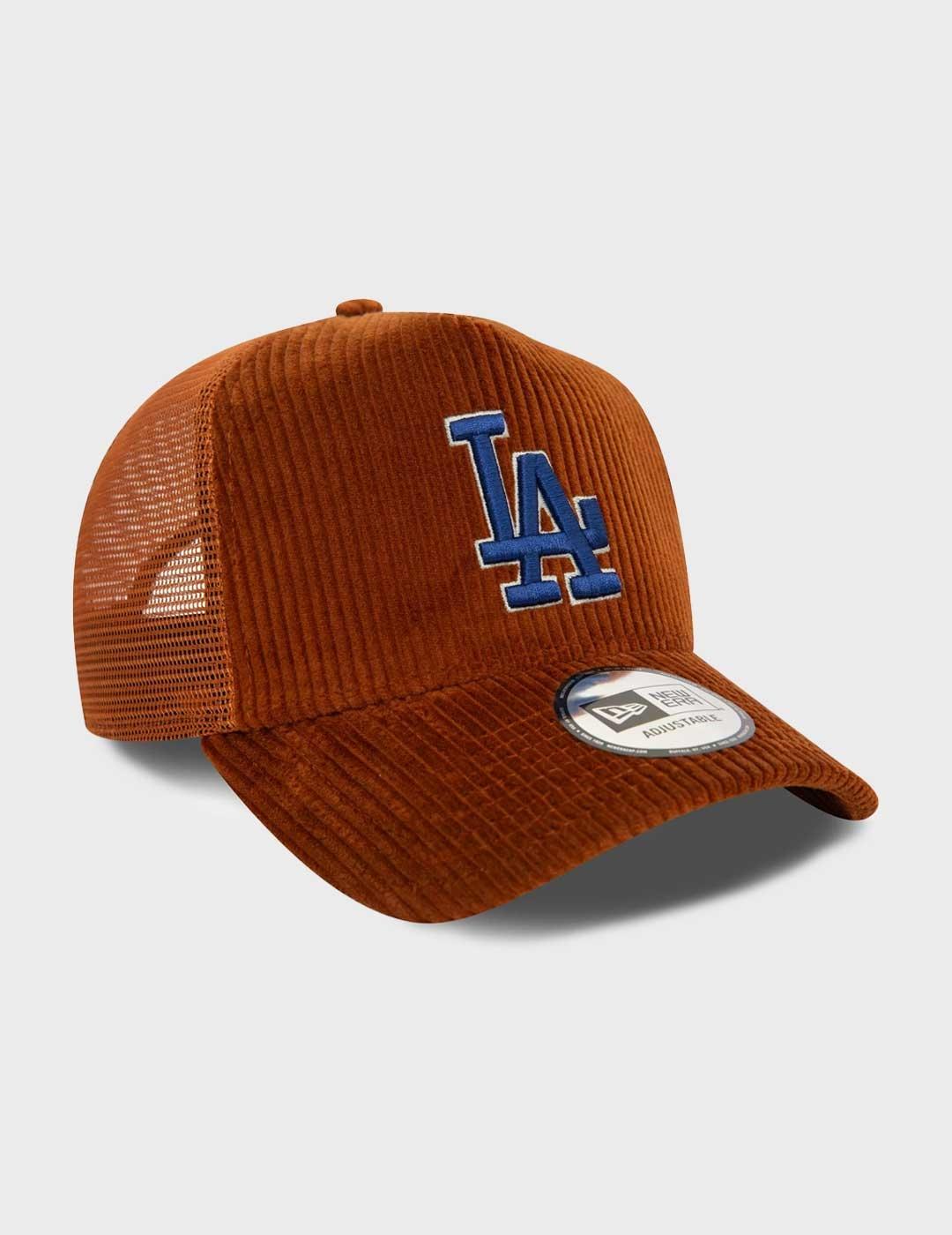 New Era Mlb Cord gorra marrón ajustable para hombre y mujer