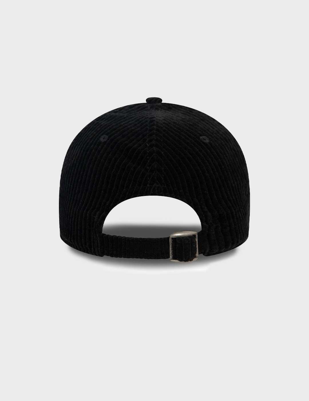 New Era Cord 9forty gorra negra para hombre y mujer