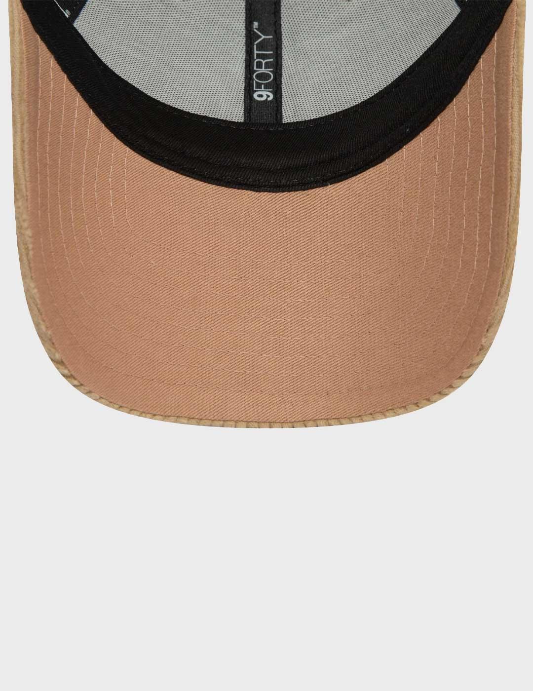 New Era Cord 9forty gorra beige para hombre y mujer