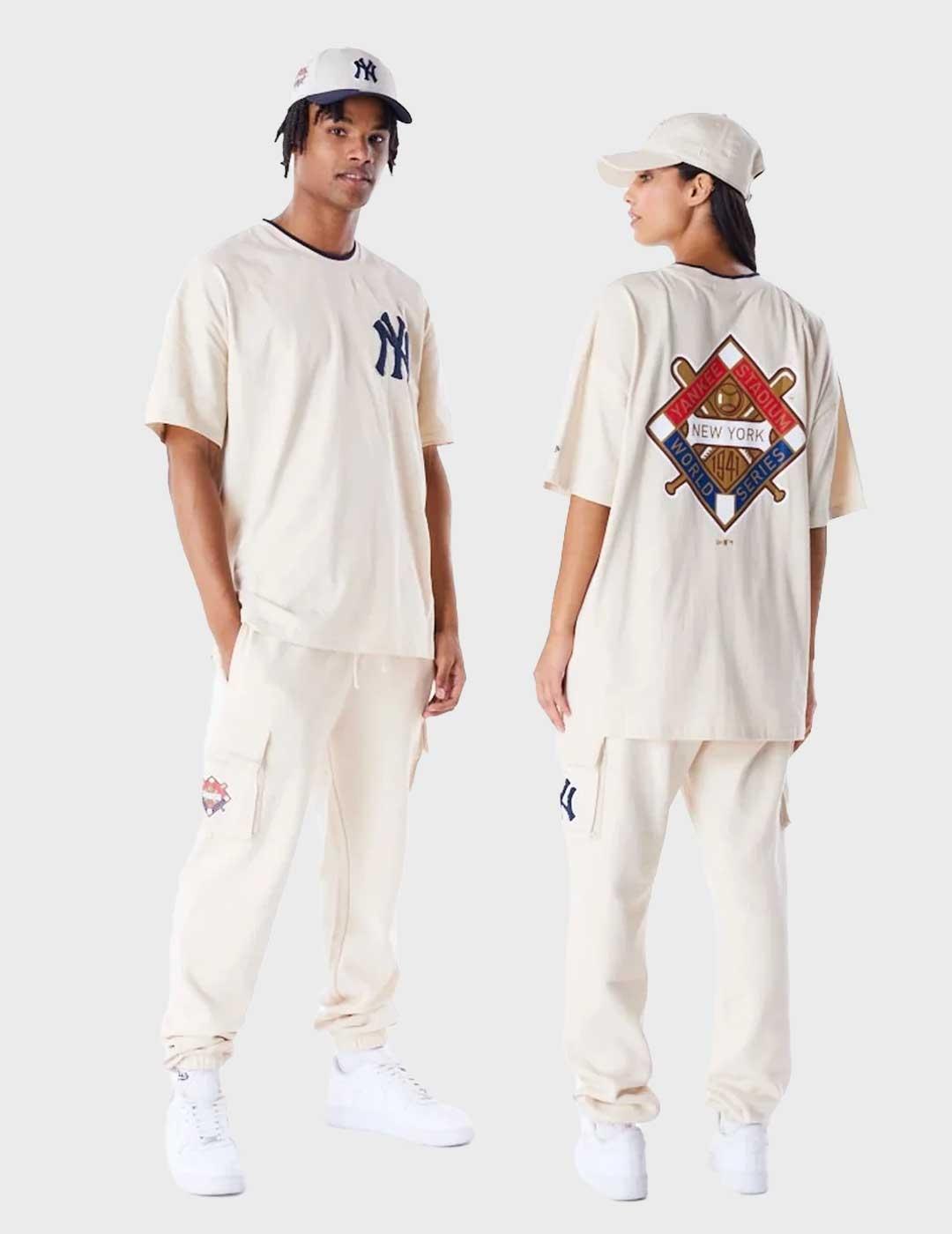 New Era Wrld series pantalón beige para hombre