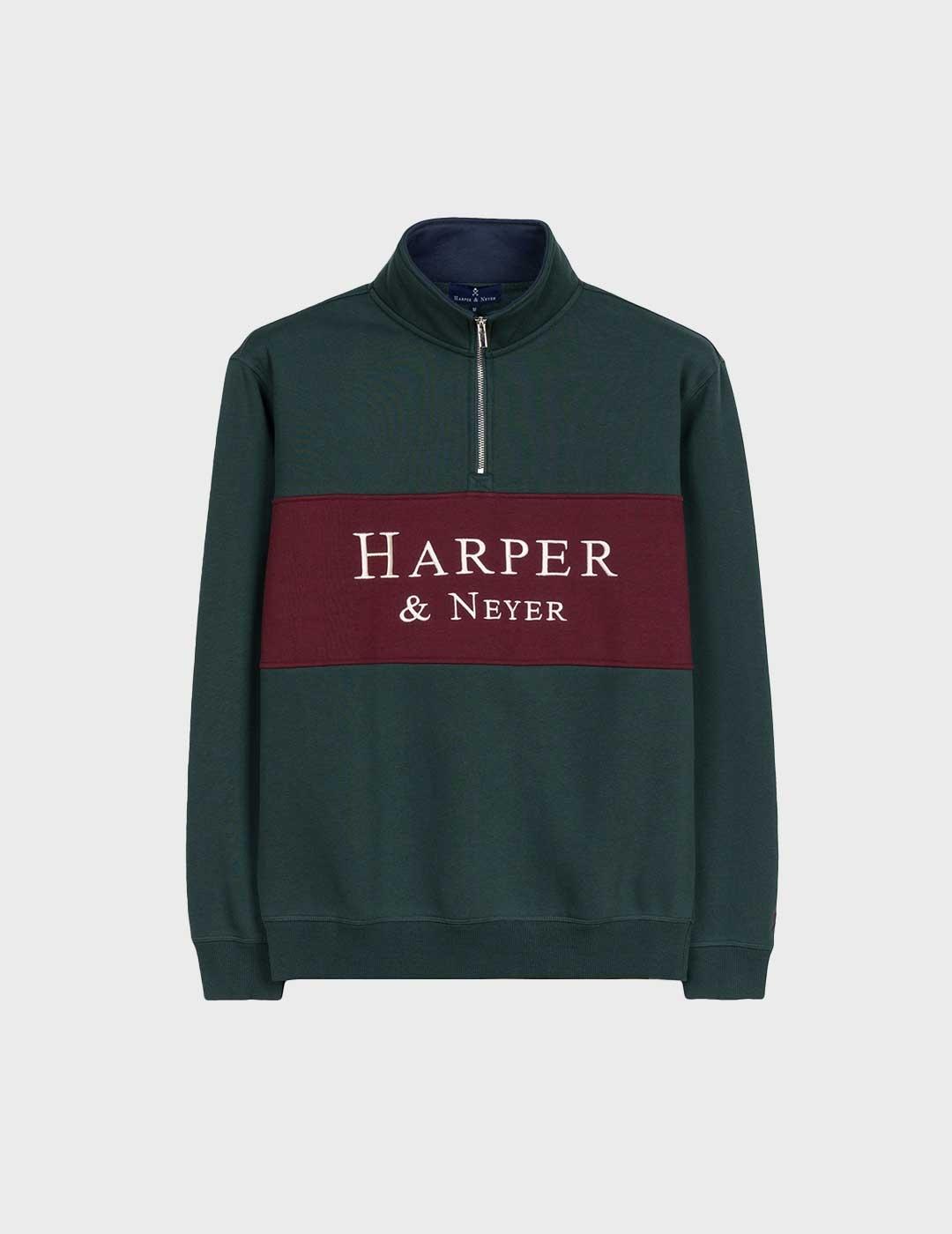 Harper & Neyer Maryland sudadera verde para hombre