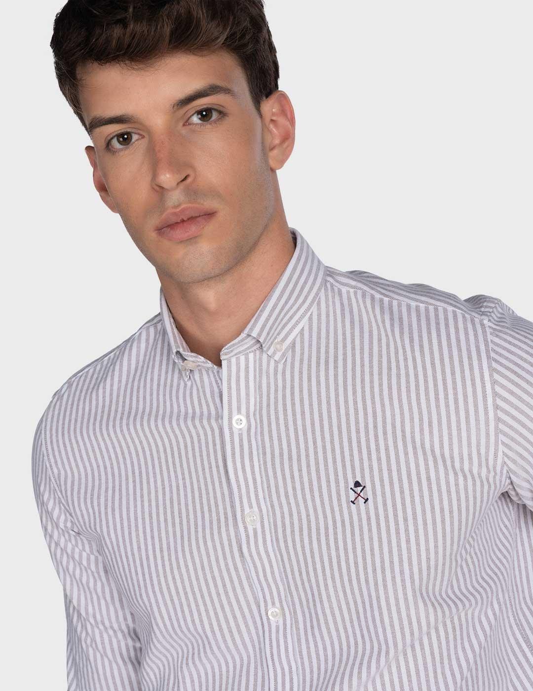 Harper & Neyer North Sea camisa camel para hombre